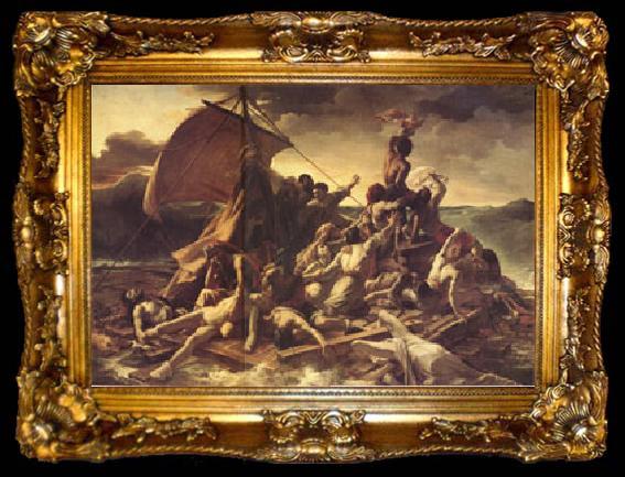 framed  Theodore   Gericault The Raft of the Medusa (mk05), ta009-2